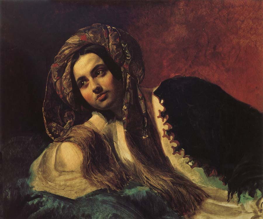 Karl Briullov A Turkish Woman